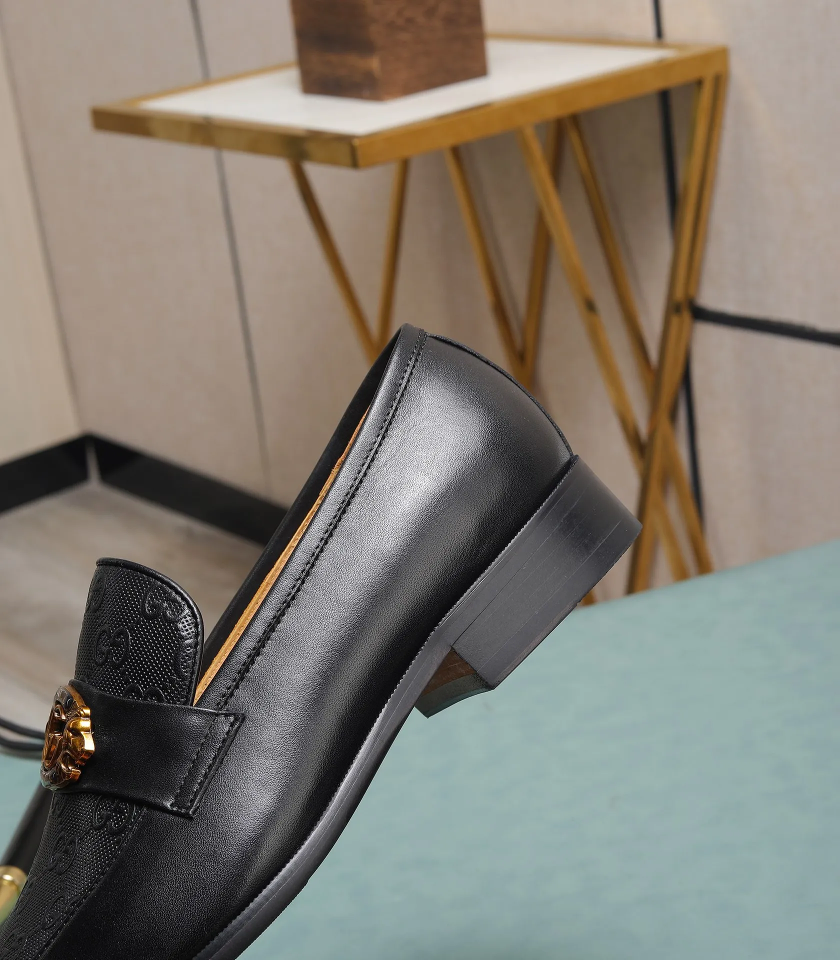 Men's shoes💰540📛📛Original (water-dyed cowhide) Gucci GUCCI official website formal shoes🌀 Italian🇮🇹imported cowhide➕top imported water-dyed cowhide lining💋Finely handmade original bottom, the real thing looks better when photographed in person Standard size 38-44